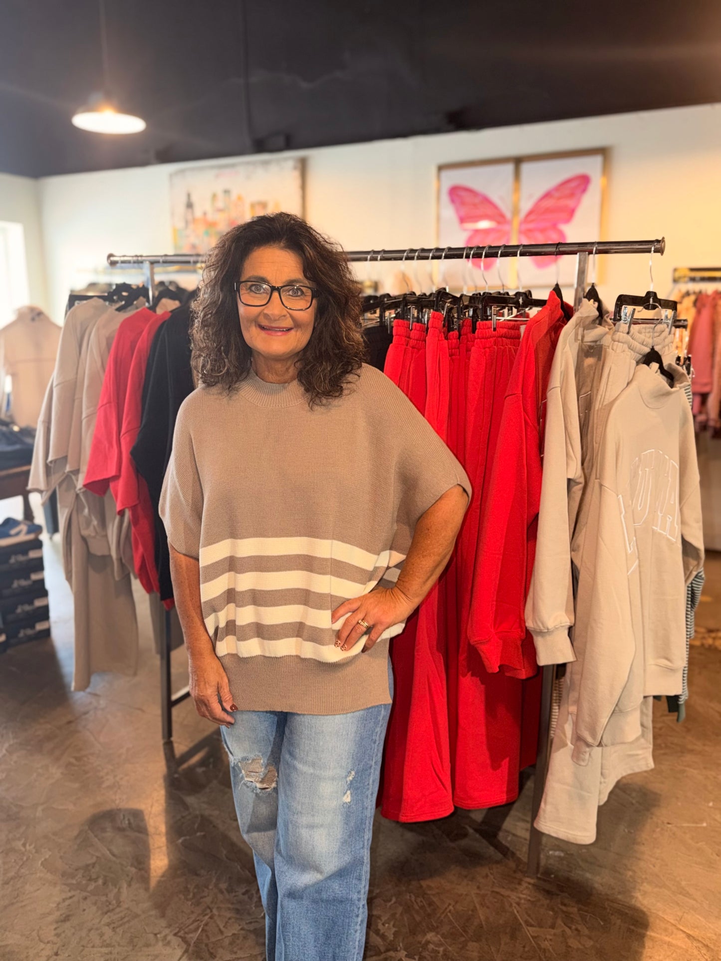 The Pear Stripe Sweater