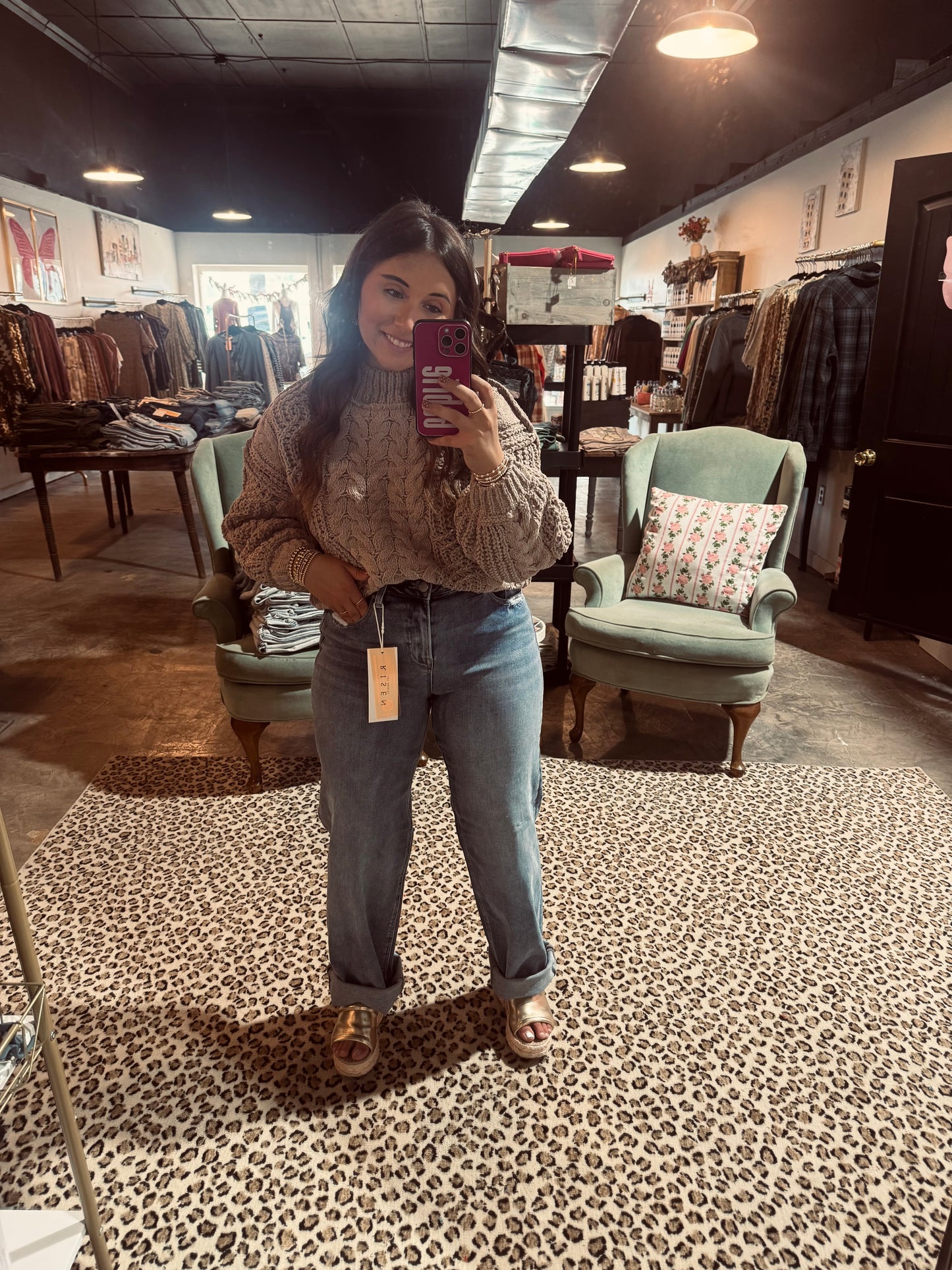 High Rise Baggy Jean