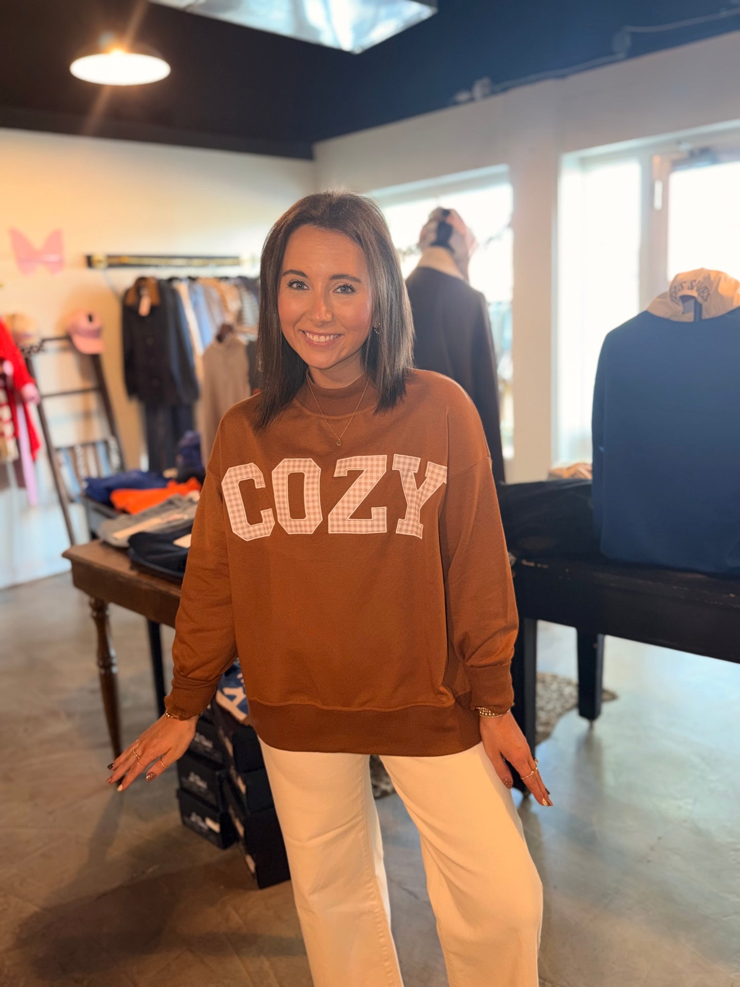 Cozy Embroidered Pullover