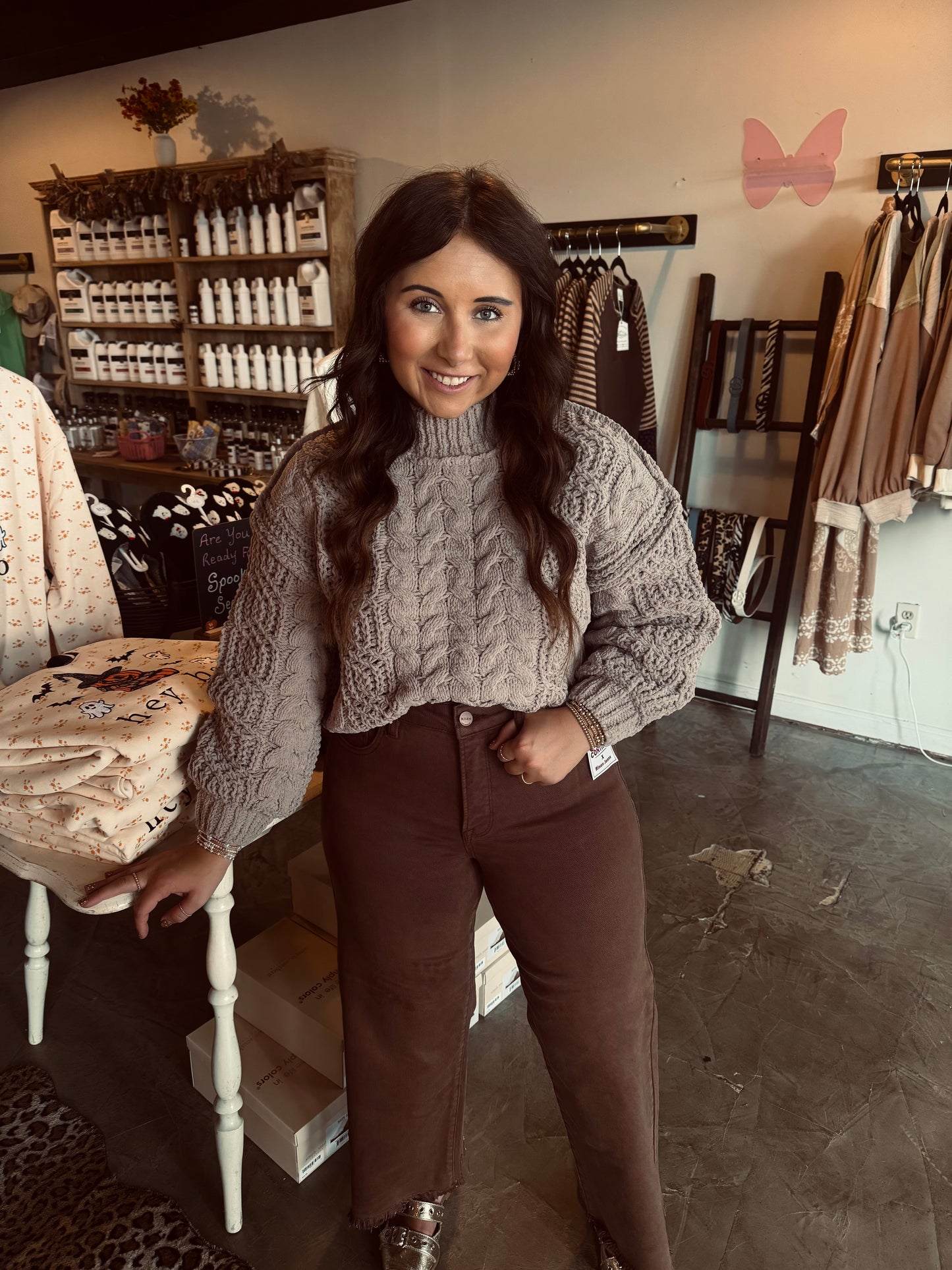 Cable Knit Chunky Sweater