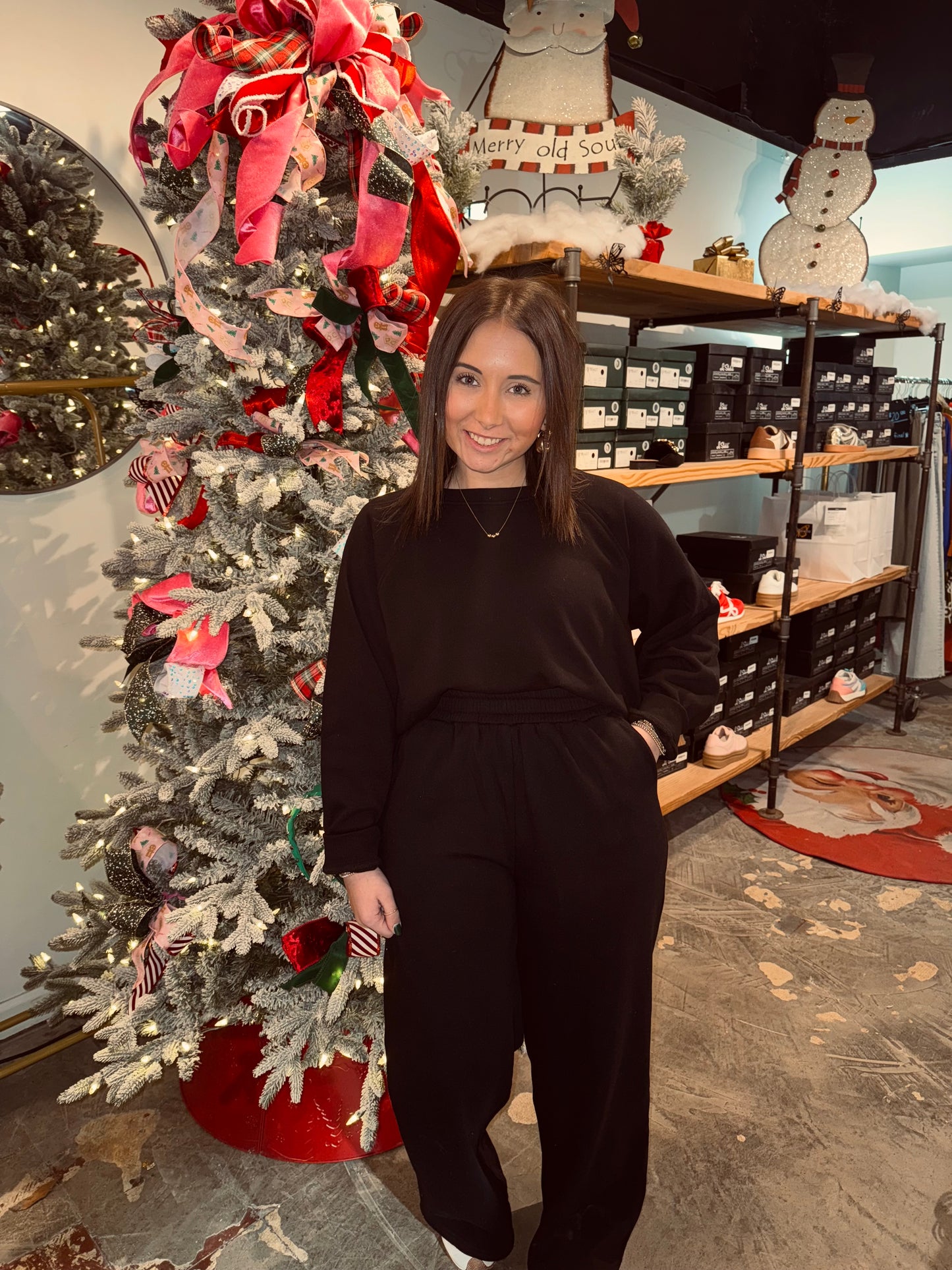 Fleece Pullover Sweatpants Set