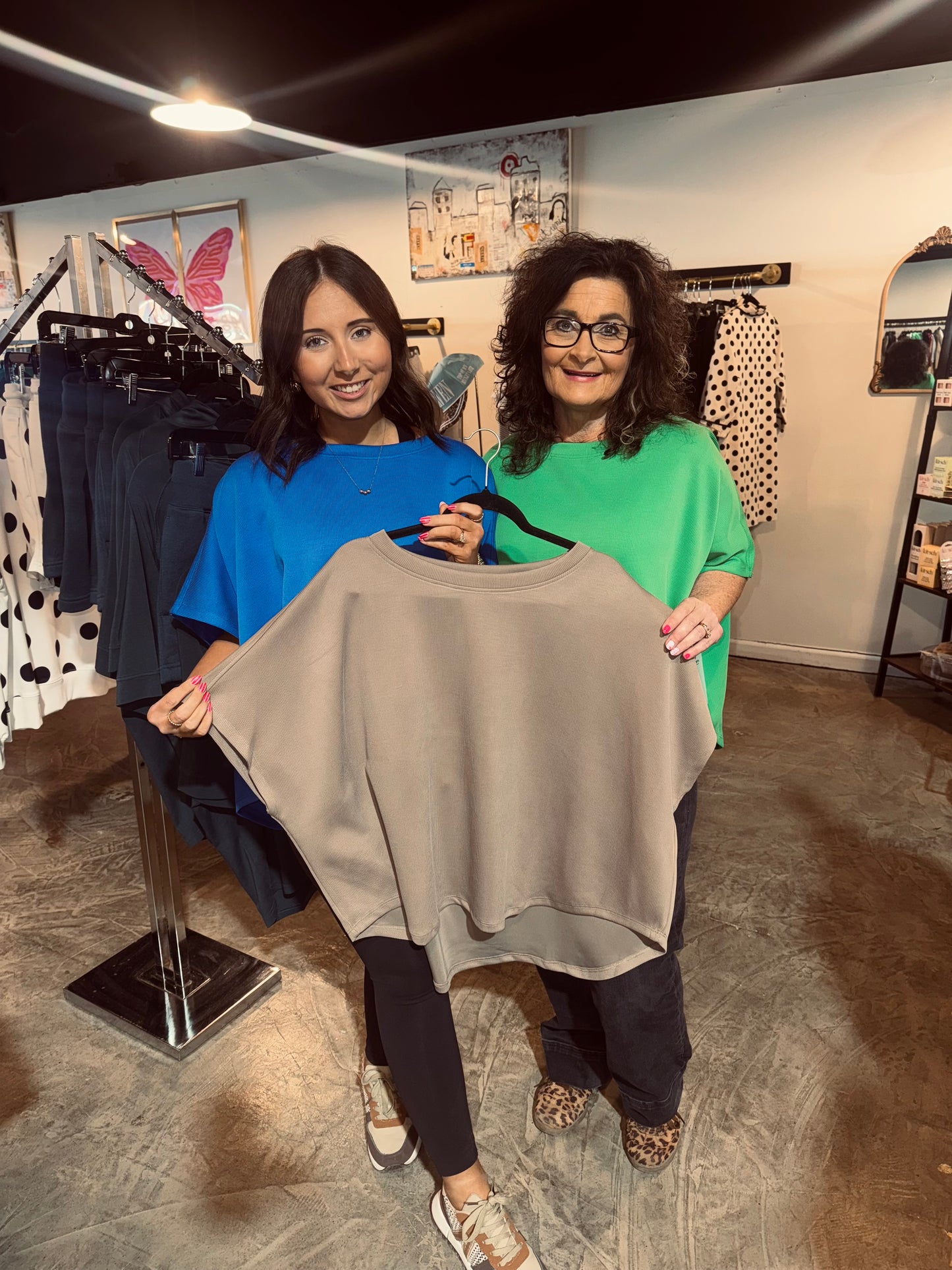 Rib Dolman Top