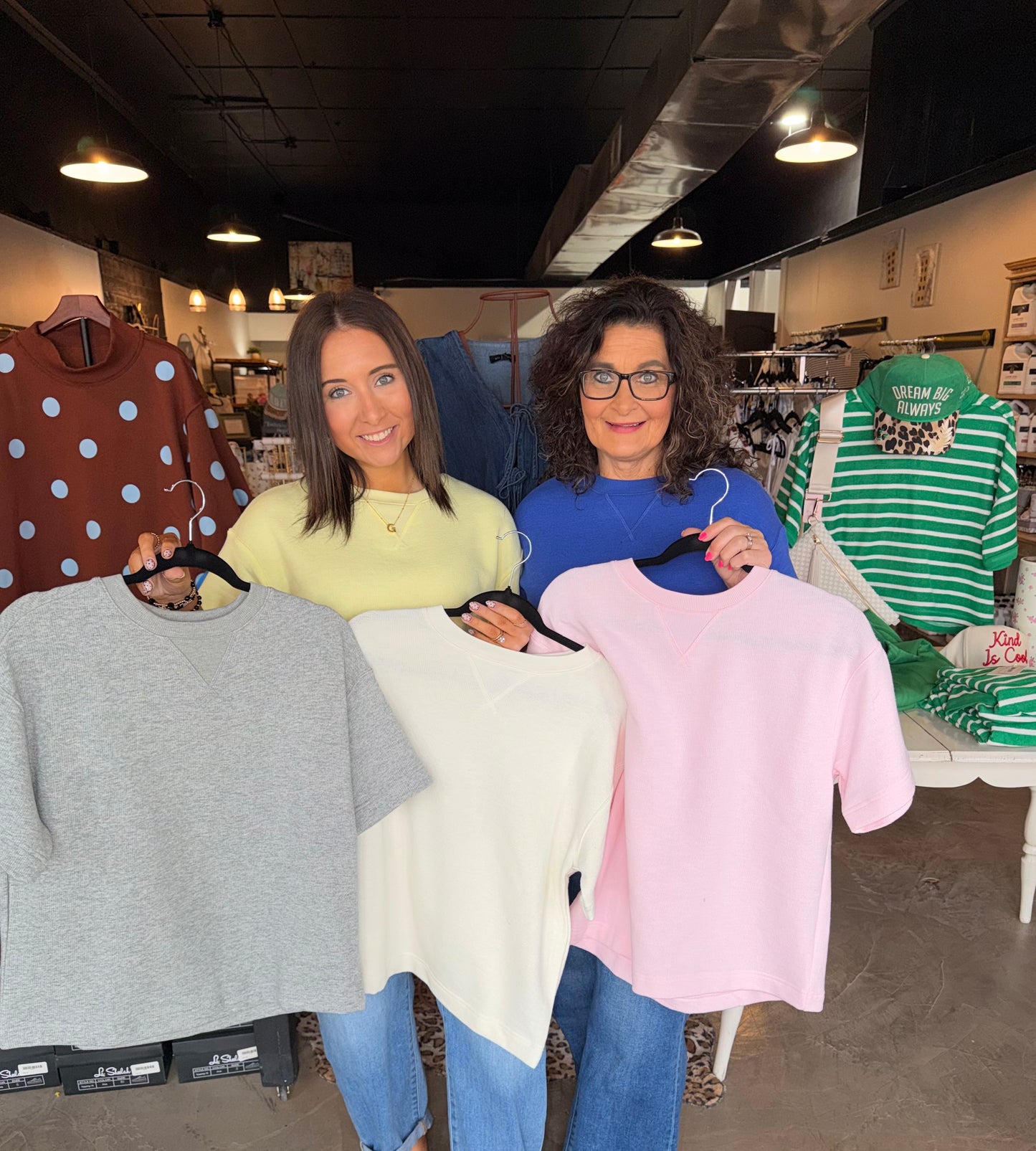 Short Sleeve Crew Necks