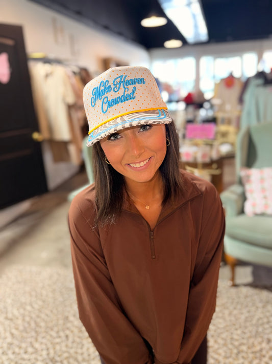Make Heaven Crowded Zebra Hat