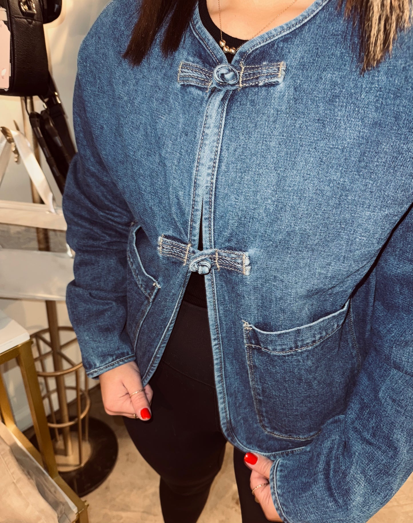 Vintage Fasten Denim Jacket