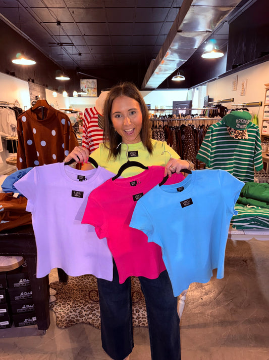 Lulu Mac Solid Baby Tees