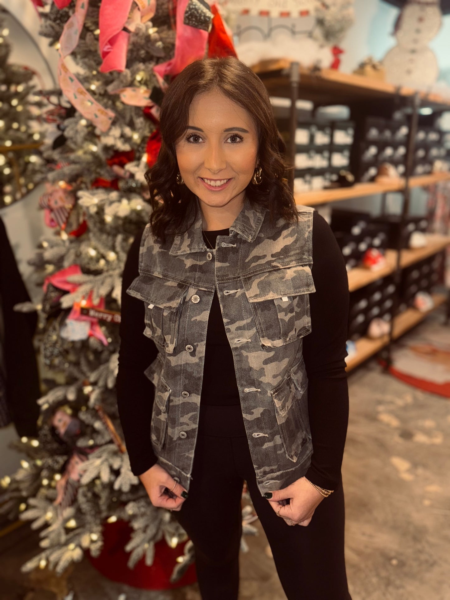 Camo Cargo Vest