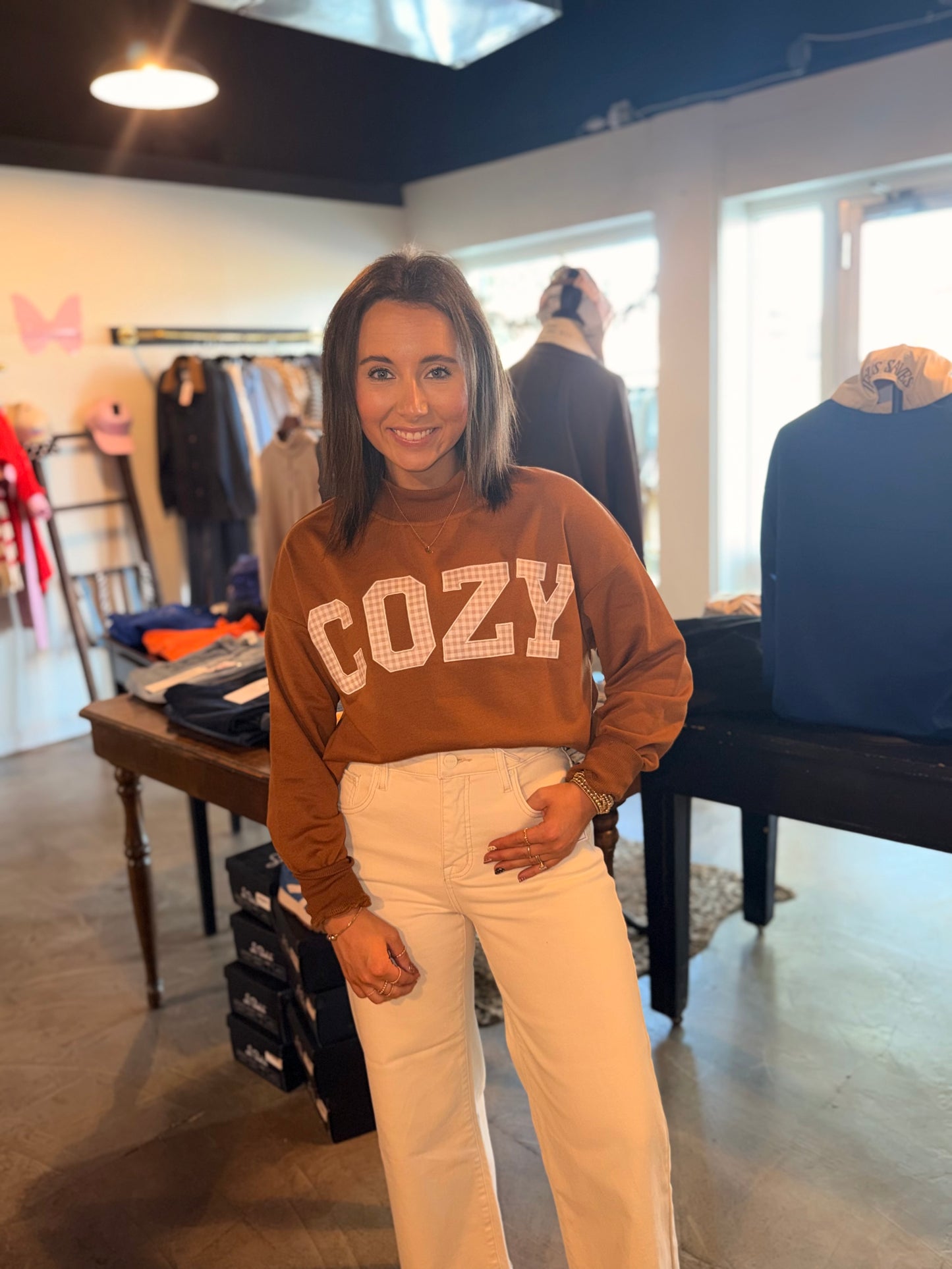 Cozy Embroidered Pullover