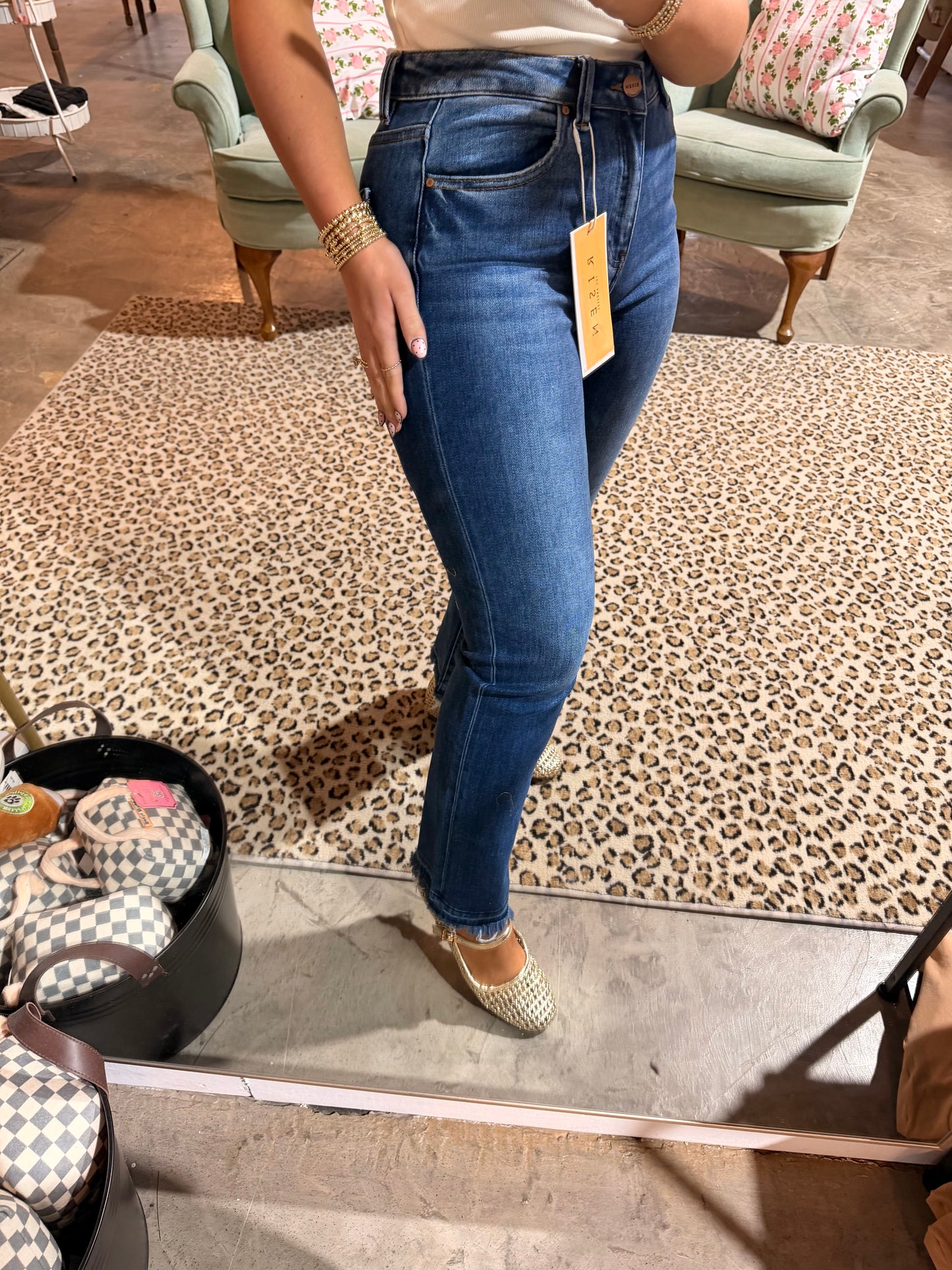 High Rise Straight Jean