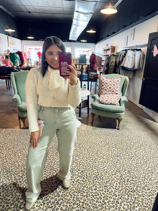 Pistachio Baggy Jean