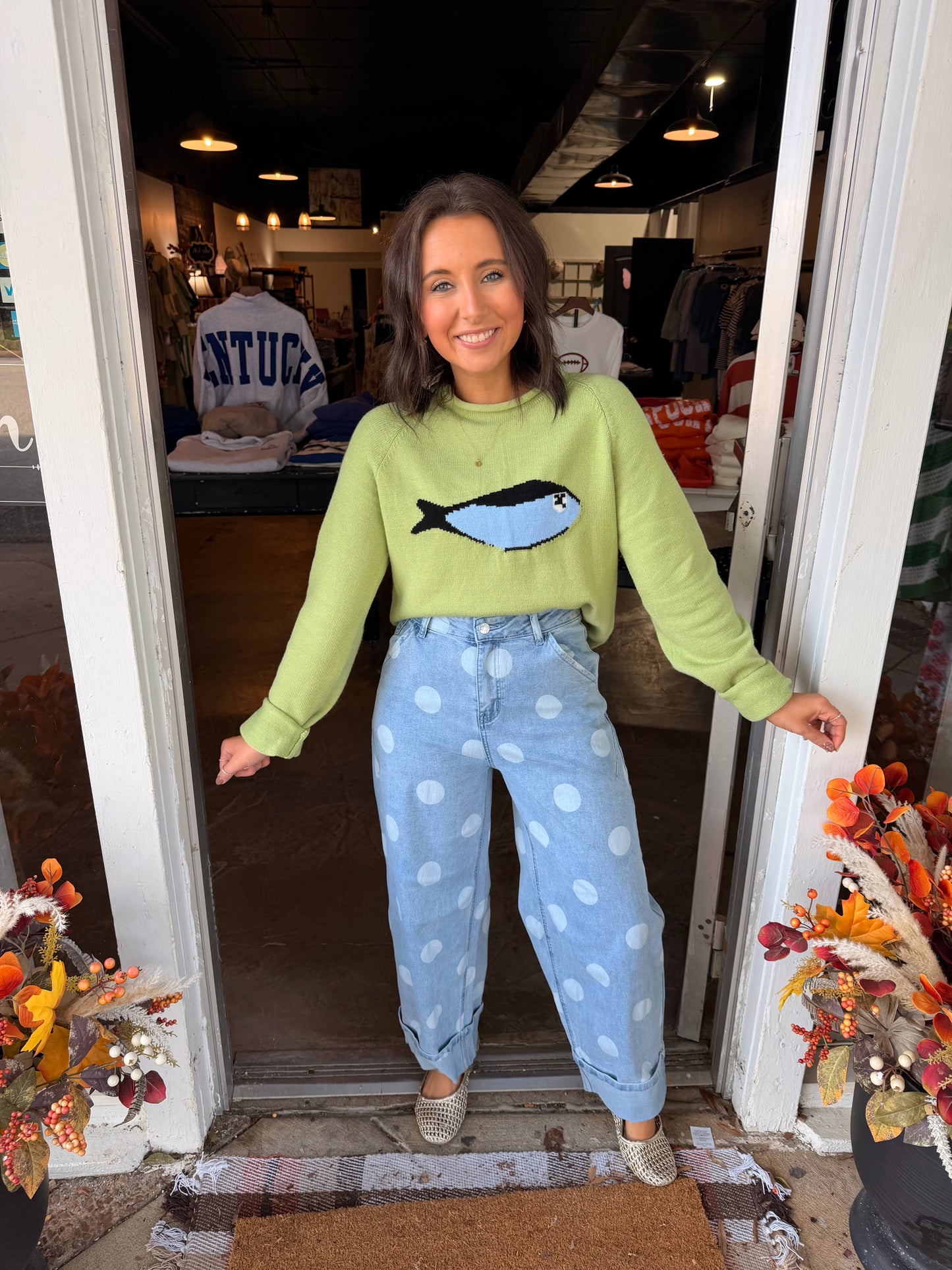Thick Meadow Fish Sweater
