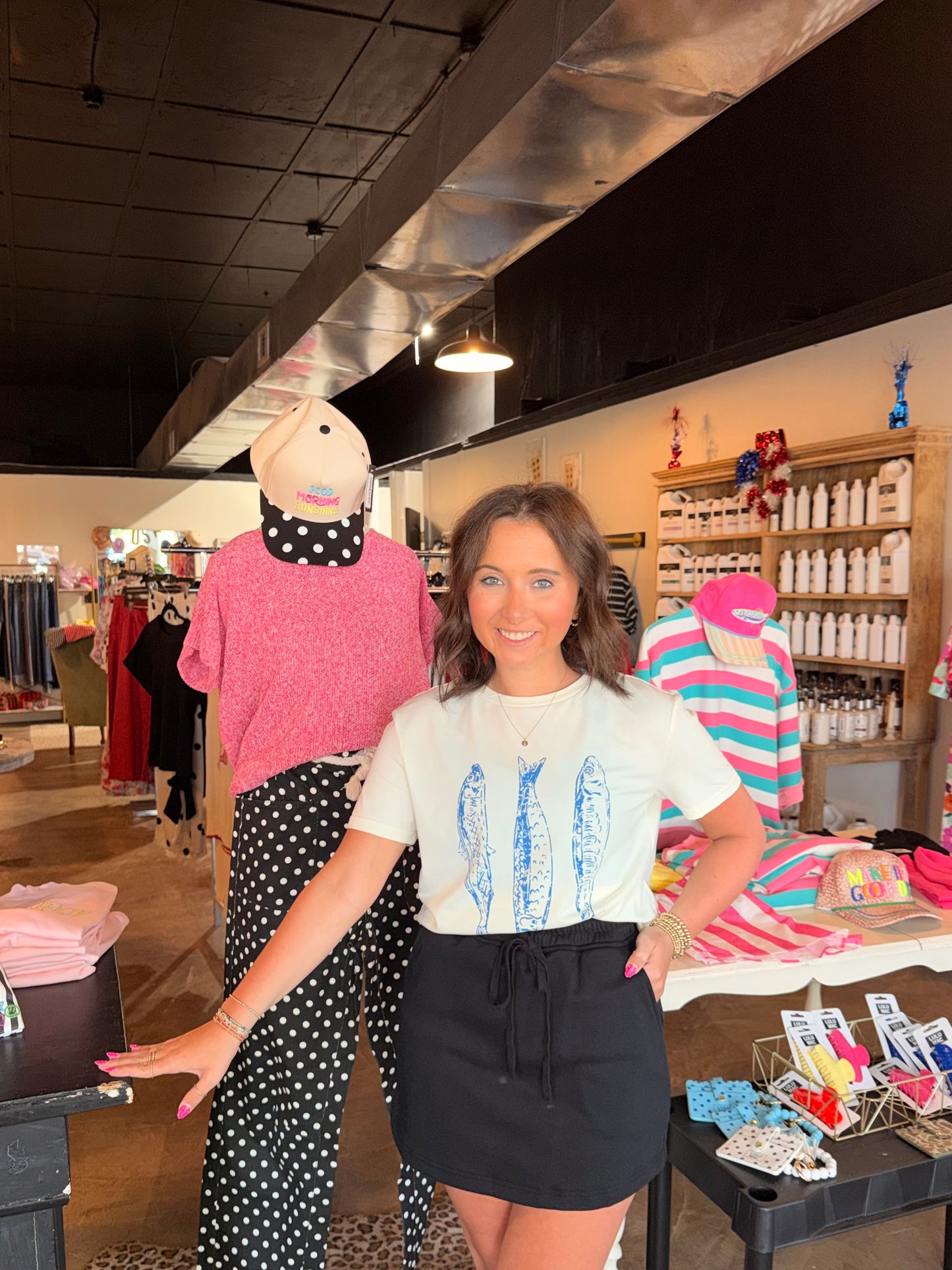 Fish Print T-shirt