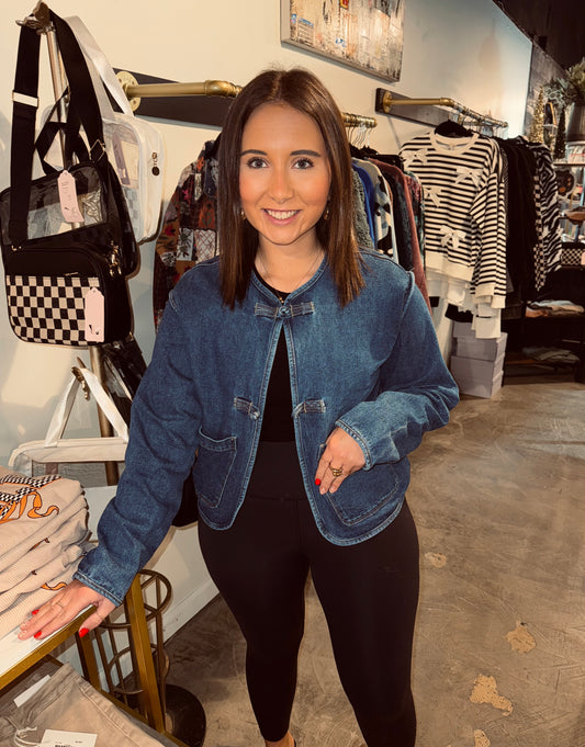 Vintage Fasten Denim Jacket