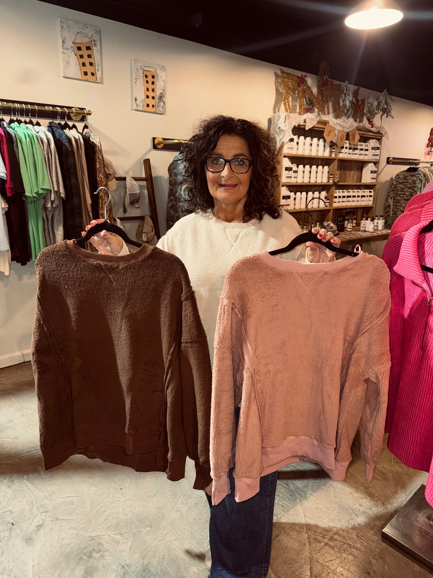 Fleece Oversized Crewnecks