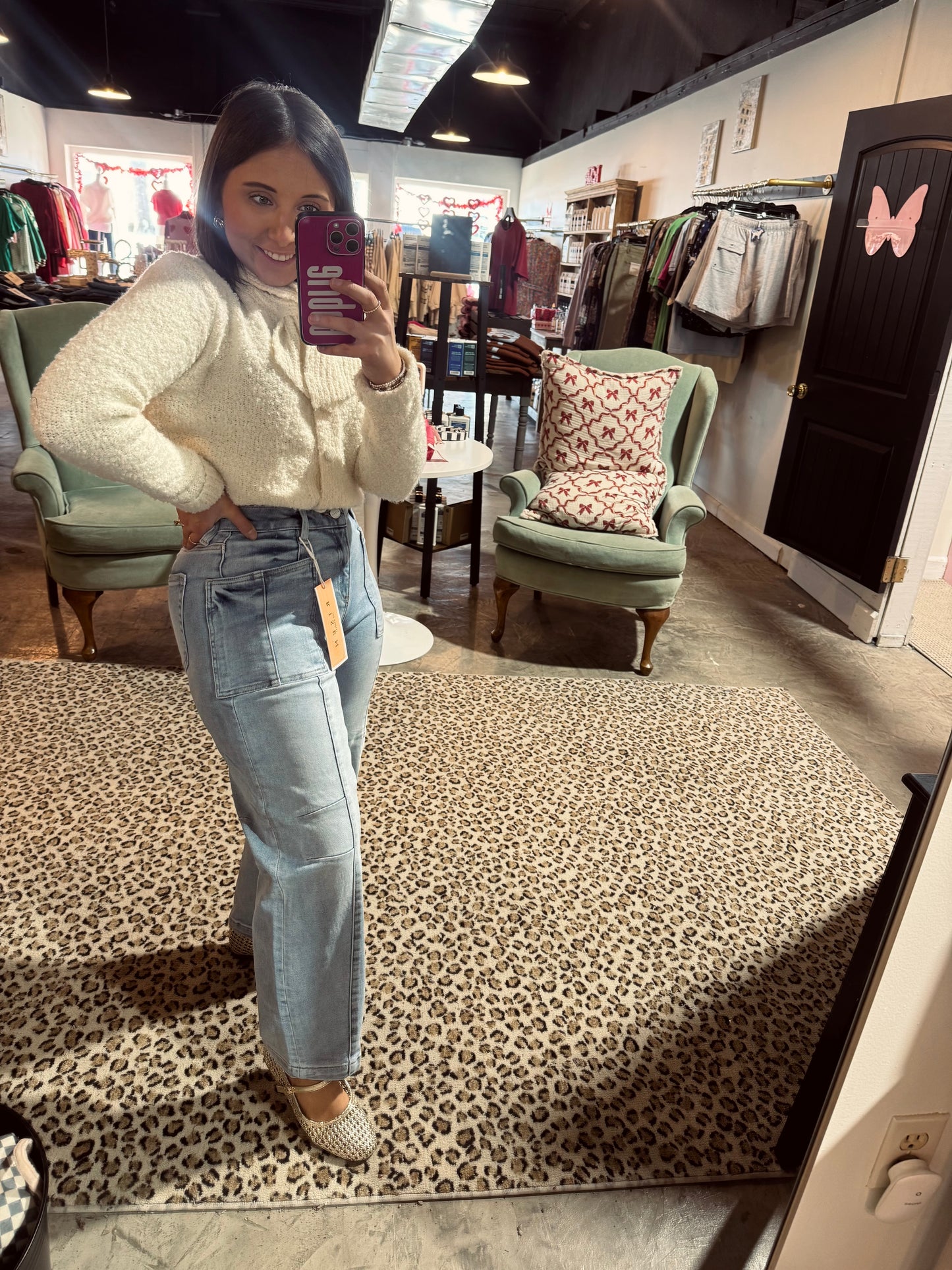Light Wash Boyfriend Jean